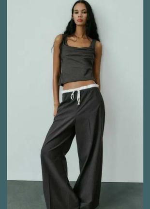 Широкі штани zara