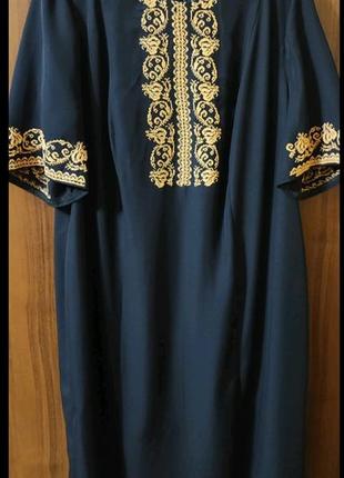 Платье вышитое, вышиванка, платье вышито