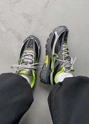 Кроссовки nike initiator grey/green 3