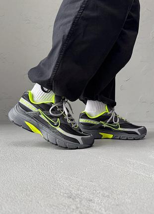 Кроссовки nike initiator grey/green 4