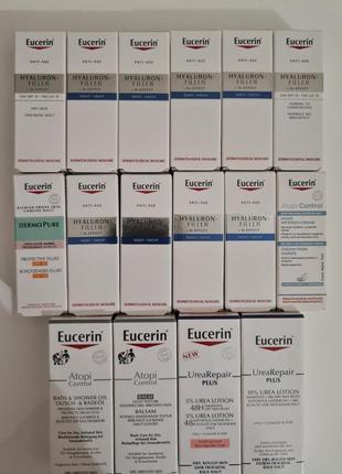 Набор ночной крем против морщин eucerin hyaluron-filler 3x effect