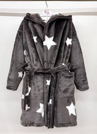 Халат теплий дитячий  підлітковий махровий для дівчинки