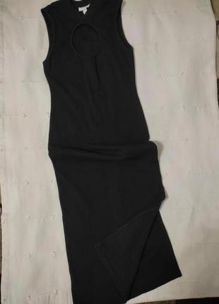 Плаття сукня в рубчик довга top shop розмір m