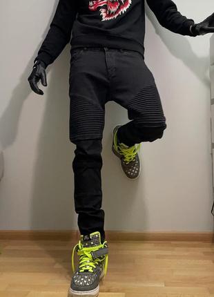 Black bat pants | viper style jeans