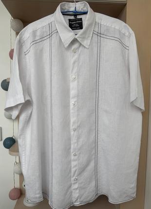 Лляна теніска angelo litrico, 100% льон