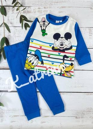 Комплект (костюм - пижама) disney 12-18мис, 86см (в подарочной упаковке)