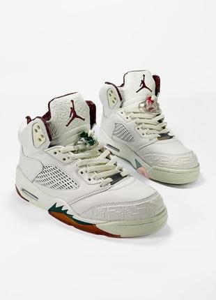 Nike air jordan 5 "el grito" white