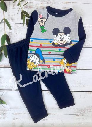 Комплект (костюм - пижама) disney 18-24мис, 92см (в подарочной упаковке)