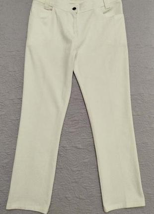 Джинси білі від valentino, котон, прямі