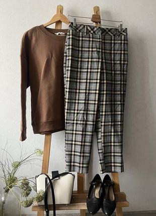 Зауженные брюки высокая посадка h&m
