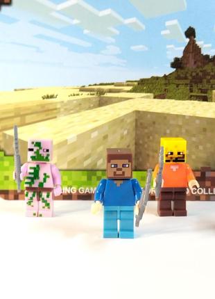 Набор фигурок майнкрафт/manecraft 6 -шт. 4