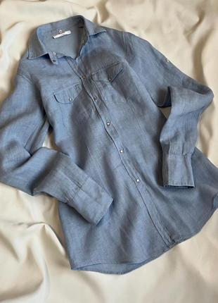 Льняная блуза премиум бренда aglini