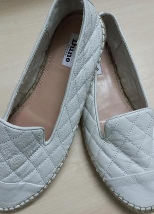 Туфли мокасины кожа жен. 40р.dune london