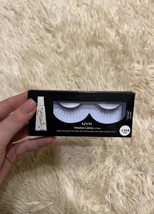Nyx ресницы накладные многоразовые на клея