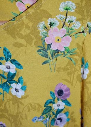 Monsoon дуже красива натуральна блуза в квітковий принт