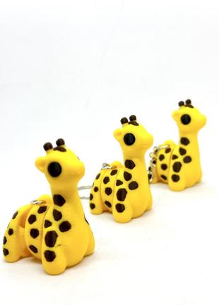 3d друк 3d брелок жирафа