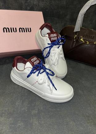 Кеды кроссовки miu miu