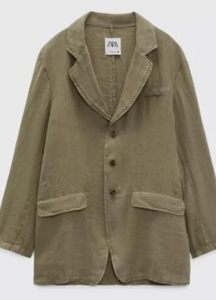Блейзер жакет пиджак лён