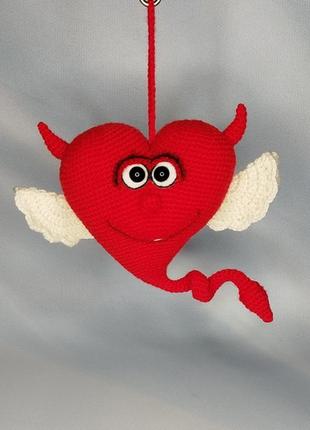 Сердце для влюбленных ручная работа игрушка св. валентин сердечко