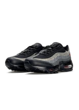 Мужские кроссовки nike m air max 95 prm black grey orange