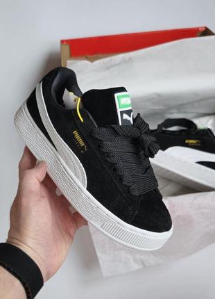 Оригинальные черные кроссовки puma suede xl кроссовки puma оригинал