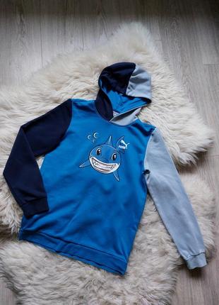 💙🌟💜 крутой худи с акулой puma