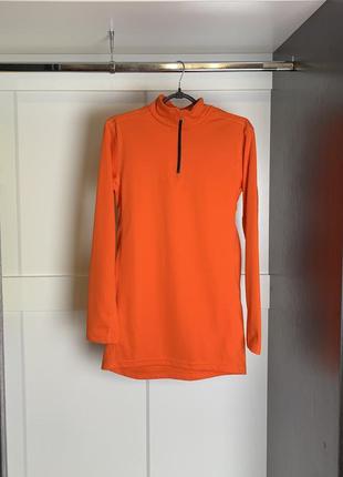 Спортивная тренировочная кофта на флисе от crivit sport для бега на работу зима весна осень гольф м джемпер