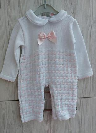 Брендовый вязаный человечек ромпер