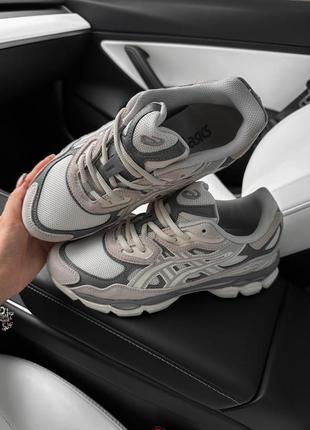 Asics gel-nyc beige gray 3