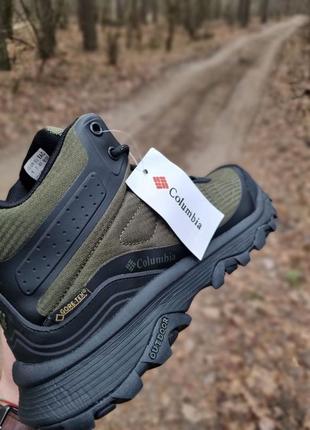Зимові черевики\ботинки columbia gore-tex з хутром хакі