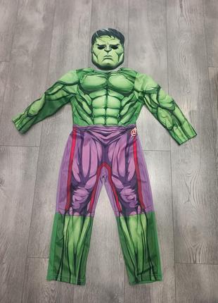 Костюм + маска супергероя марвел marvel hulk халк на вік 5-6 років