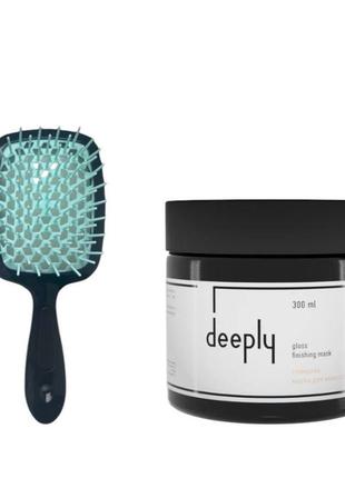 Глянцева маска для волосся deeply gloss finishing mask