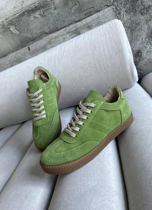 Яскраві кеди, к129, груша, натуральна замша