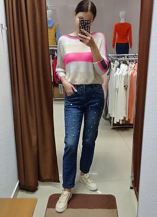 Красивые весенние полосатые кофточки