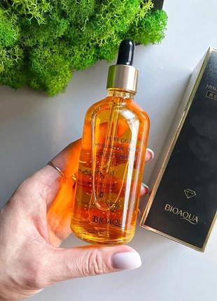 Хит! сыворотка с гиалуроном и биозолотом для лица и шеи bioaqua probeauty