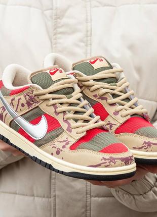 Демисезонные мужские кроссовки nike sb dunk low freddy krueger