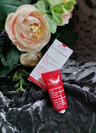 Clarins super restorative ночной крем для лица, 5 мл