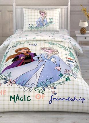 Постельное белье tac disney 160×220 см frozen 2 friendship