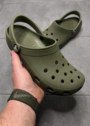Чоловічі шльопанці сабо крокси crocs