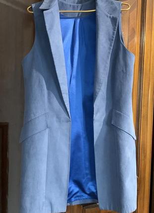 Жилетка замша