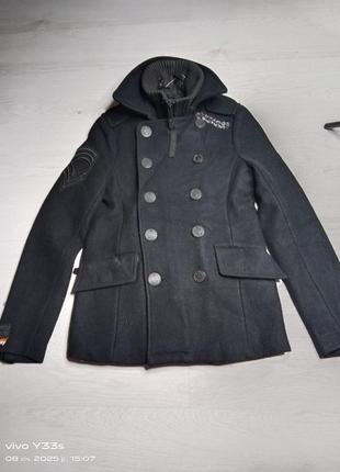 Модное пальто superdry бушлат