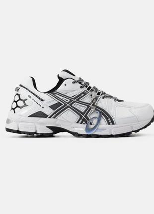 Asics gel-kahana 8 white black