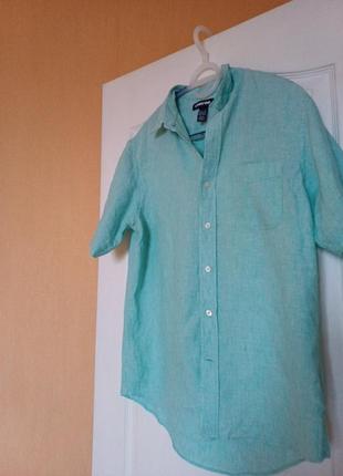 Сорочка чоловіча  100% льон супер колір від  lands end