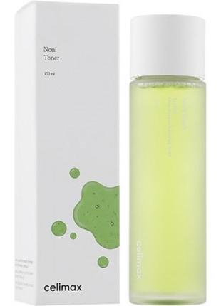 Увлажняющий восстанавливающий тонер celimax the real noni moisture balancing toner 150ml