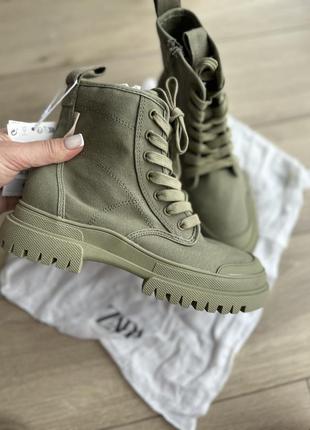 Новые ботинки zara 35 размер (22.3 см)