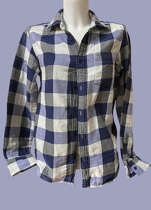 Жіноча  сорочка в клітинку, від ted baker , розмір s/m, заміри на фото