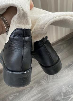Сапоги zara. кожа. 402 фото
