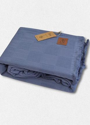 Вафельне покривало sikel 210×240 см. elegan mavi