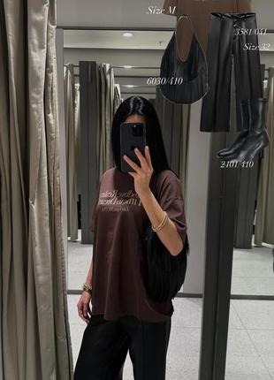 Платье коричневого цвета zara