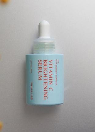 Cыворотка с витамином с для сияния кожи skin&lab vitamin c brightening serum